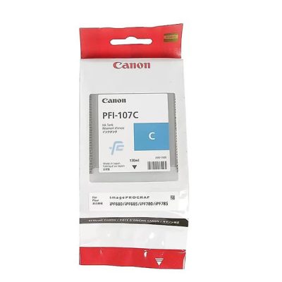 Tinta Canon PFI-107C Cian 130ml