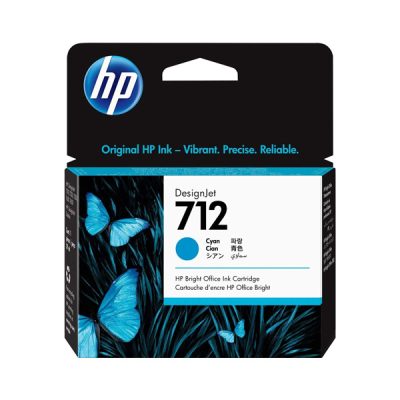 Tinta HP 3ED67A (712A) Cian 29ml