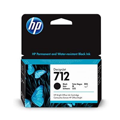Tinta HP 3ED70A (712A) Negro 38ml