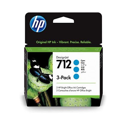 Tinta HP 3ED77A (712A) Cian 3 Pack  29ml