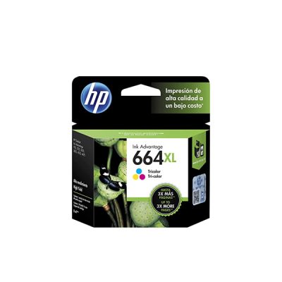 Tinta HP 664XL (F6V30AL) Tricolor 330 páginas