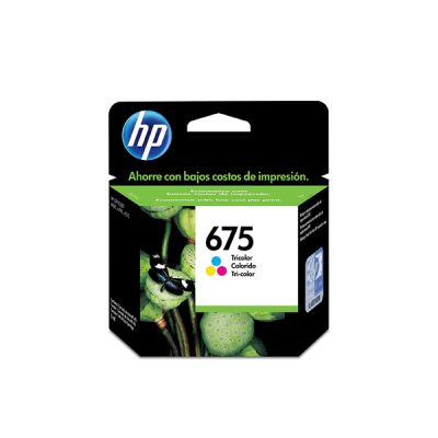 Tinta HP 675 (CN691AL) Tricolor 250 páginas