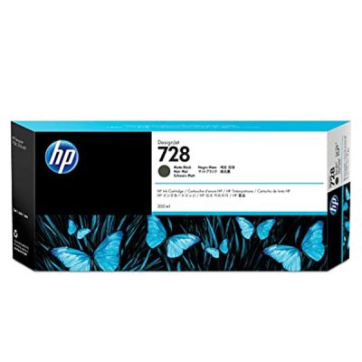 Tinta HP 728 (F9J68A) Negro 300ml