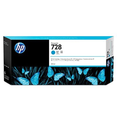 Tinta HP 728 (F9K17A) Cian 300ml
