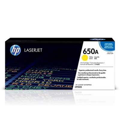 Tóner Hp 650A (CE272A) Amarillo 15,000 paginas