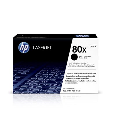 Tóner Hp 80X (CF280X) Negro 6,900 paginas