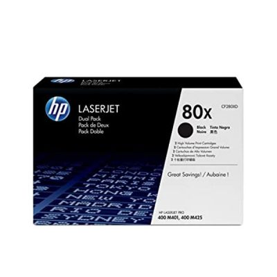Tóner Hp 80X (CF280XD) Dual Pack 6,900 paginas