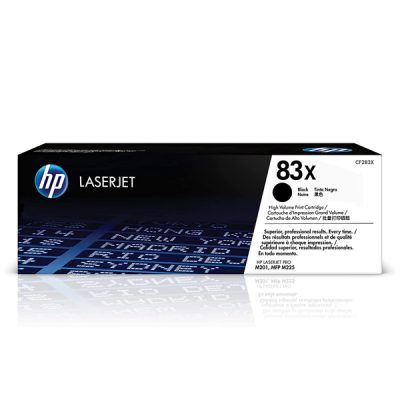 Tóner Hp 83X (CF283X) Negro 2,200 Paginas
