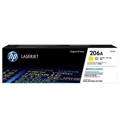 Tóner Hp W2112A (206A) Amarillo  1,250 páginas