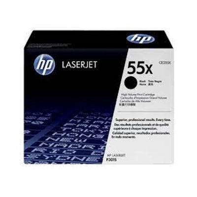 Tóner hp 55X (CE255X) Negro 12,500 paginas