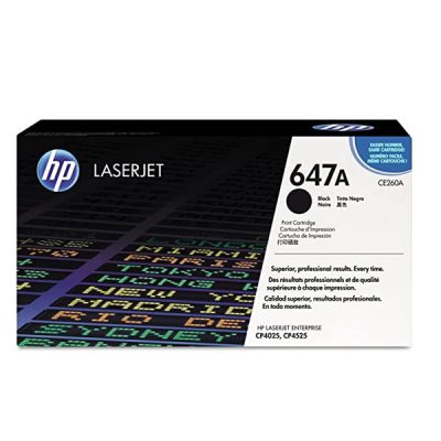 Tóner hp 647A (CE260A) Negro 8,500 páginas