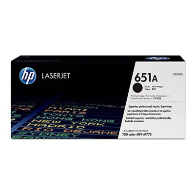 Tóner hp 651A (CE340A) Negro 13,500 páginas