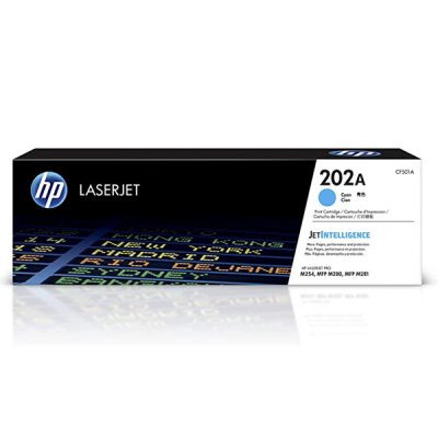 Tóner hp CF501A (202A) Cian 1,300 paginas